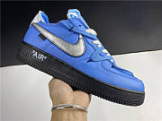 Nike Air Force 1 07 Virgil University Blue Black CK0866-401  - 1