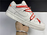 Nike SB Dunk Low White Solar Red Lifestyle Shoes CT0856-900 - 1