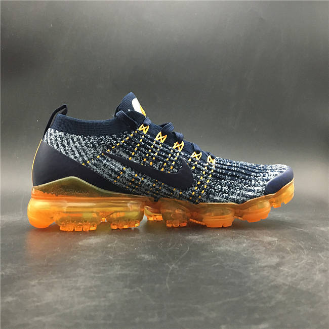 Nike Vapormax Flyknit 3 College Navy Orange AJ6900-400  - 1