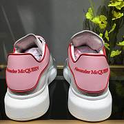 Alexander McQueen Oversized White Pink Carnelian Red 621056WHXMT9633 - 4