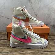 Nike Blazer Mid “Shanghai” BeigePink-Blue DC0707-164  - 2