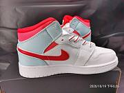 AIR Jordan 1 Mid White Topaz Mist (GS) 555112-104 - 6