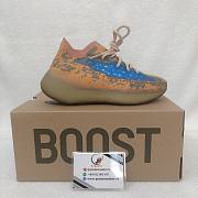 Yeezy Boost 380 Blue Oat Reflective yellow blue gray FX9847 - 1