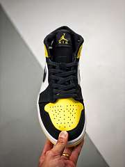 Air Jordan 1 Mid Yellow Toe Black 852542-071 - 6