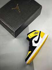 Air Jordan 1 Mid Yellow Toe Black 852542-071 - 5