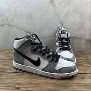 Nike SB Dunk High Pro Ligeht Grey White Black Shoes 854851-006 - 1