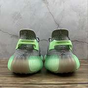 Adidas Yeezy 350 Boost V2 Grey Glow Volt Green EG5560  - 3