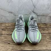 Adidas Yeezy 350 Boost V2 Grey Glow Volt Green EG5560  - 6