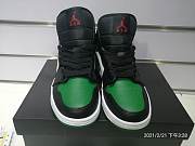 Air Jordan 1 Mid Green Toe 554724-067 - 6