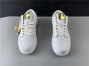 Air Jordan 1 Low White Metallic Gold CZ4776-100 - 5