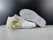 Air Jordan 1 Low White Metallic Gold CZ4776-100 - 2