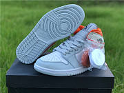 Air Jordan 1 Mid Starfish Pure Platinum CW7591-100  - 2