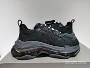 Balenciaga Triple S Clear Sole Trainers Black 544351W09O11000 - 3