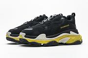 Balenciaga Triple S Black Yellow 483513 W06E1 1078  - 6