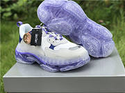 Balenciaga Triple S Clear Sole White Purple 544351-W09E1-1322 - 4