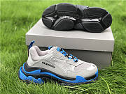 Balenciaga Triple S Blue Black Grey 536737 W06N1 9018 - 3