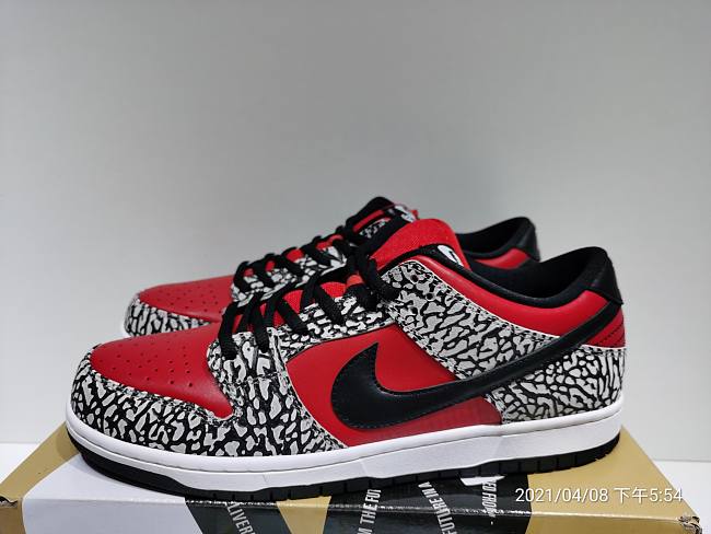 Nike Dunk SB Low Supreme Red Cement (2012) 313170-600  - 1