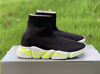 Balenciaga Black White green