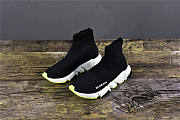 Balenciaga Speed Trainer Black White Neon 2019 (W) 551185 W05G0 1000 - 4