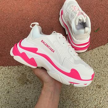 Balenciaga Triple S White Pink 536737 W0901 8101