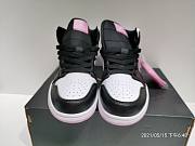 AIR Jordan 1 Mid White Black Light Arctic Pink (GS) 555112-103  - 5