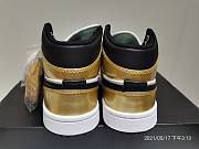 Air Jordan 1 Mid Metallic Gold Black White DC1419-700 - 6