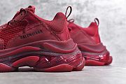 Balenciaga Triple S Sneaker Wine Red - 5