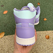 Air Jordan 1 Mid Purple Aqua 554724-500 - 5