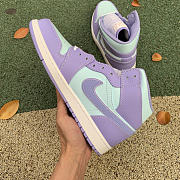 Air Jordan 1 Mid Purple Aqua 554724-500 - 3