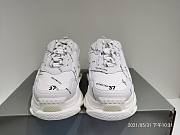 Balenciaga Triple S Allover Logo White (W) 524039W2FA19010 - 3