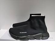 Balenciaga Speed Trainer All Black 525717 W05G0 1000 - 5