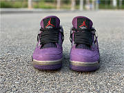 Travis Scott x Air Jordan 4 Purple Suede - Black Midsole - 6