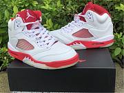 Air Jordan 5 Retro White Pink Red (GS) 440892-106 - 3