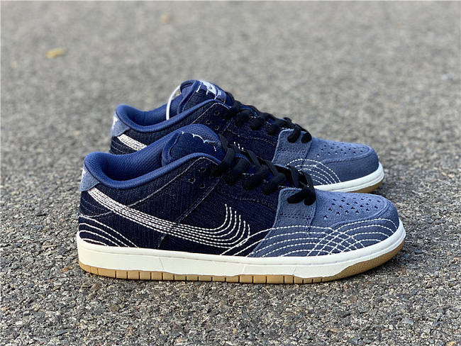 Nike SB Dunk Low Denim Sashiko CV0316-400 - 1