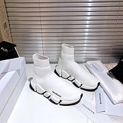 Balenciaga Speed 2.0 White Black  617196W2DB29014 - 3