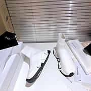 Balenciaga Speed 2.0 White Black  617196W2DB29014 - 4