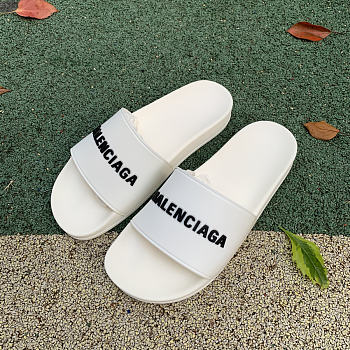 Balenciaga Pool Slide White 565826 W1S80 9034