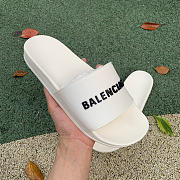 Balenciaga Pool Slide White 565826 W1S80 9034 - 2