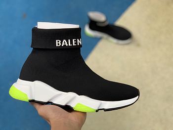 Balenciaga Speed Black fluorescent green