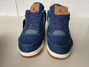 Air Jordan 4 Retro Levi's Denim (Tag with Levi's Logo) AO2571-401 - 4