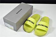 Baleiciaga slipper light green 565826 W1S81 1310 - 5