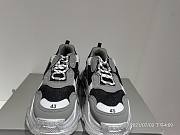 Balenciaga Triple S Sneaker Black Grey Silver Gradient 483546 W06F1 0841  - 6