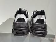 Balenciaga Triple S Sneaker Black Grey Silver Gradient 483546 W06F1 0841  - 4