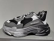 Balenciaga Triple S Sneaker Black Grey Silver Gradient 483546 W06F1 0841  - 3