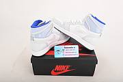  Air Jordan 1 Retro High Zoom White Racer Blue CK6637-104 - 3