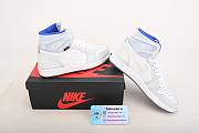  Air Jordan 1 Retro High Zoom White Racer Blue CK6637-104 - 6