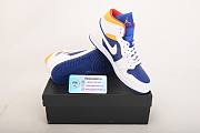 Air Jordan 1 Mid Royal Blue Laser Orange  554724-131 - 2