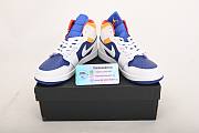 Air Jordan 1 Mid Royal Blue Laser Orange  554724-131 - 5