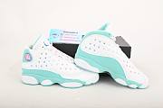 AIR Jordan 13 Retro White Soar Green Pink (GS) 439358-100 - 5