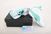 AIR Jordan 13 Retro White Soar Green Pink (GS) 439358-100 - 2